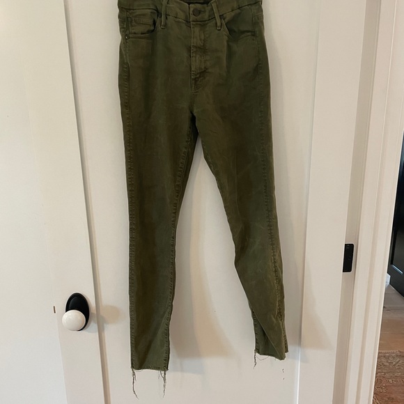Mother denim green ankle frey jean - Picture 2 of 4